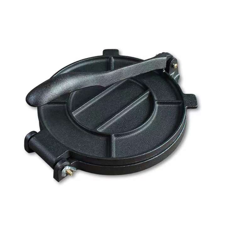 Pre Seasoned Cast Iron Tortilla Press With Fold Handle