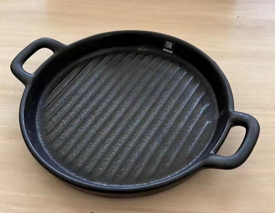 <trp-post-container data-trp-post-id='225'>Durable Pre-seasoned round cast iron BBQ griddle plate</trp-post-container> <trp-post-container data-trp-post-id='225'>Durable Pre-seasoned round cast iron BBQ griddle plate</trp-post-container>