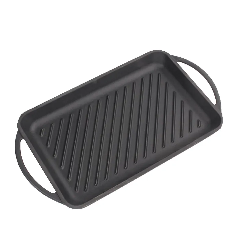 Hot Sale Cast Iron Steak Frying Pan/ Skillet Dish /Griddle Pan