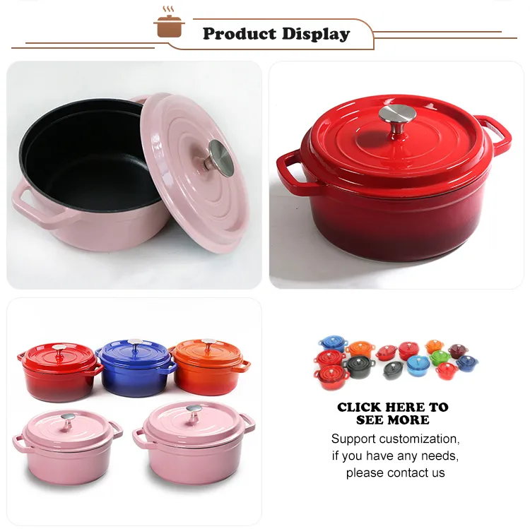 &lt;trp-post-container data-trp-post-id=&#039;133&#039;&gt;High Quality Non Stick  Enamel Cast Iron  Dutch Oven / Casserole&lt;/trp-post-container&gt;