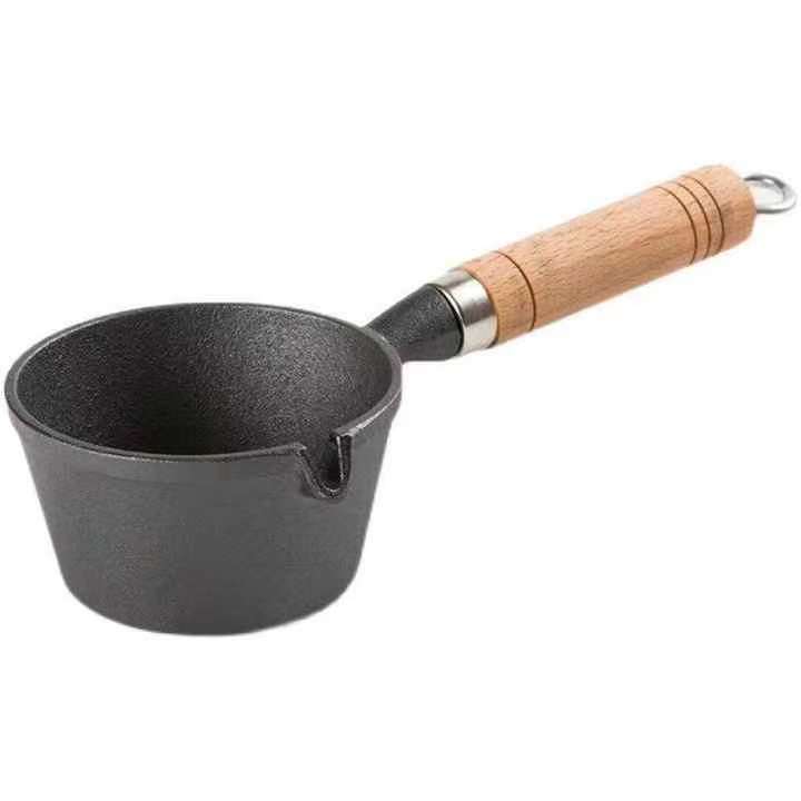 Wholesale cast iron pre-seasoned sauce pan