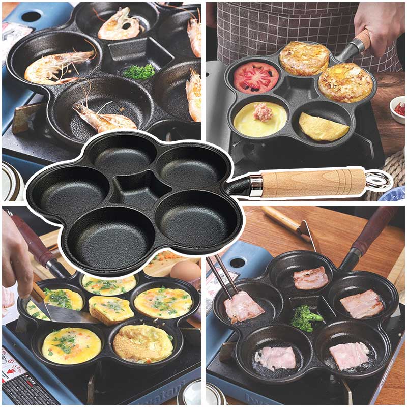 <trp-post-container data-trp-post-id='217'>Pre-Seasoned Five Holes Cast Iron Cake Mould Pan/ Egg Frying Pot</trp-post-container> <trp-post-container data-trp-post-id='217'>Pre-Seasoned Five Holes Cast Iron Cake Mould Pan/ Egg Frying Pot</trp-post-container>