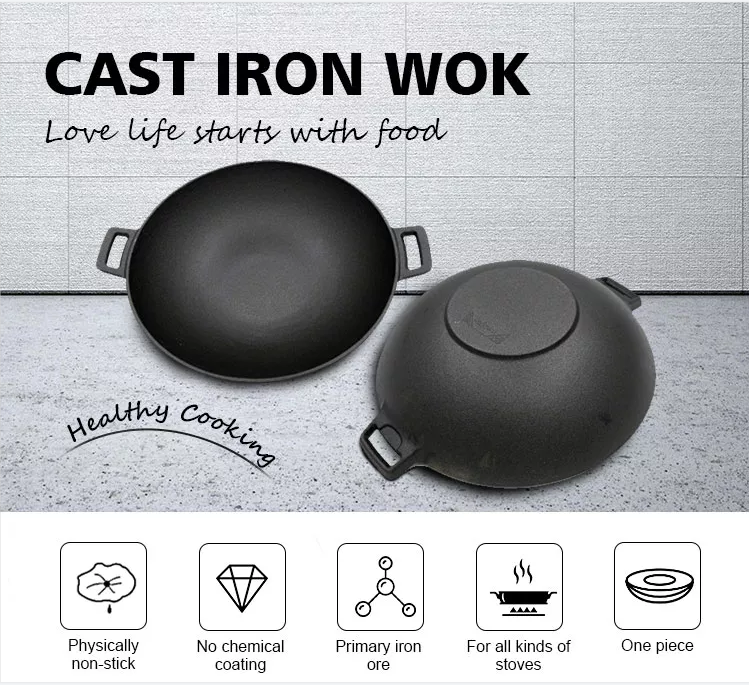 <trp-post-container data-trp-post-id='170'>Premium Customizable Pre-seasoned Cast Iron Cooking Pot Wok With Two Ears</trp-post-container> <trp-post-container data-trp-post-id='170'>Premium Customizable Pre-seasoned Cast Iron Cooking Pot Wok With Two Ears</trp-post-container>