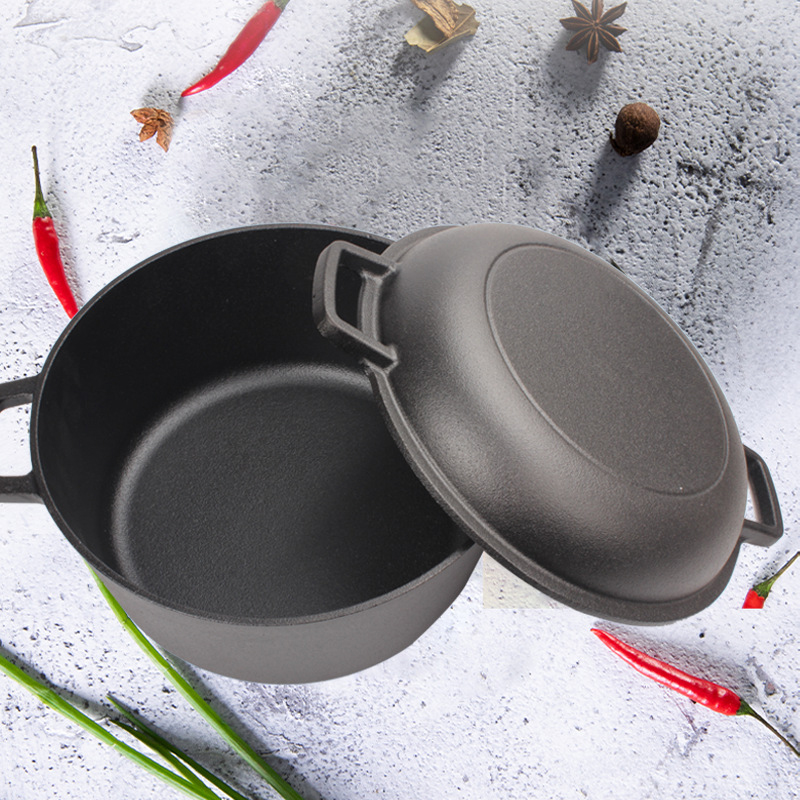 &lt;trp-post-container data-trp-post-id=&#039;175&#039;&gt;Premium Vegetable Oil Non Stick Cast Iron Pot 2 In 1 Dutch Oven&lt;/trp-post-container&gt;